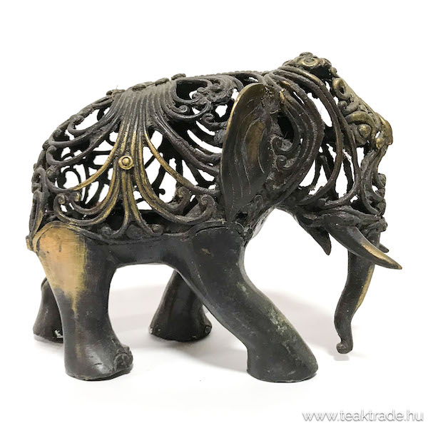 Bronz elefánt szobor